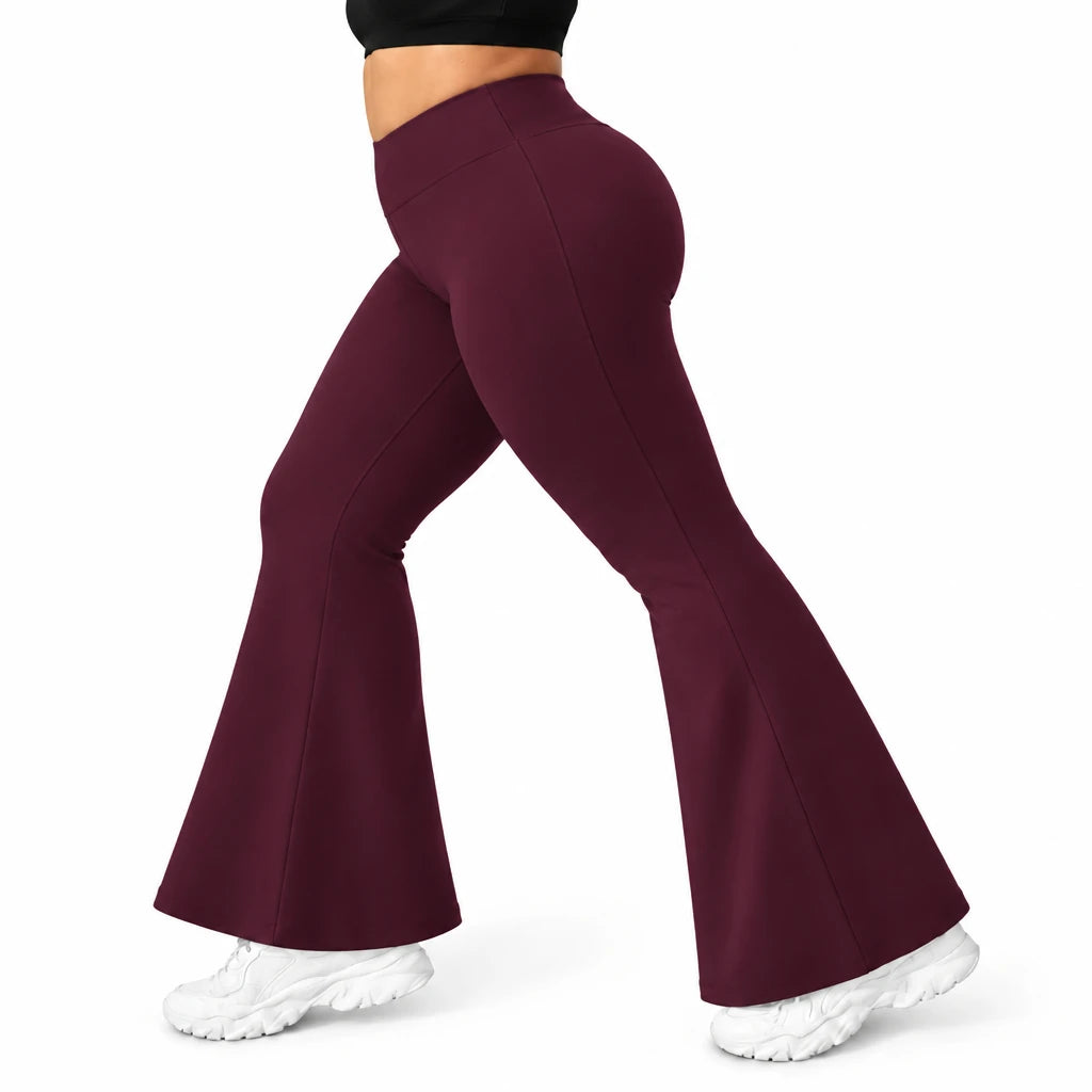 Women's High-Waisted Flare Leggings, Mid-Size & Plus (US 12–22)