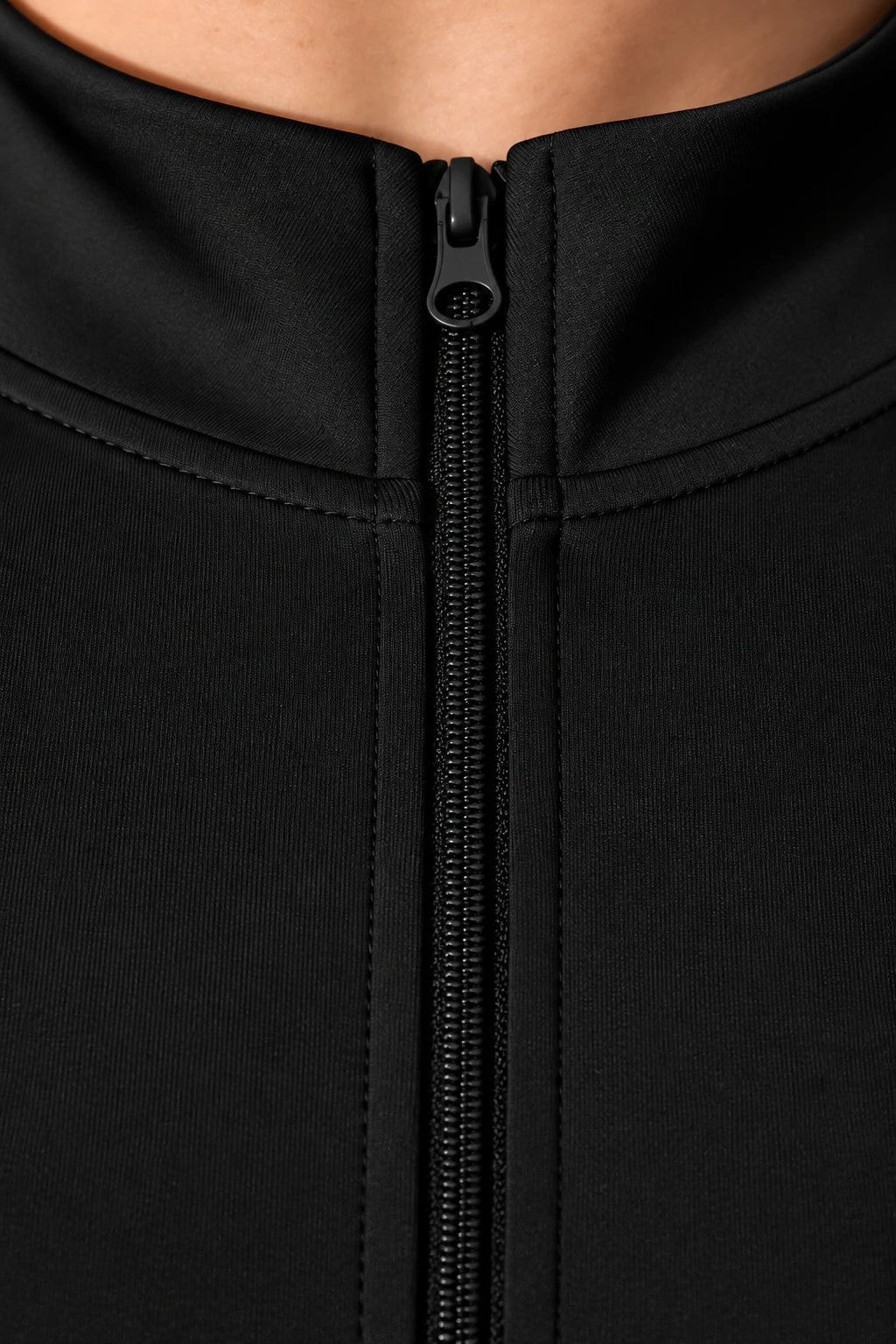 Women's 3-Piece Activewear Set: Wireless Sports Bra, Flare Leggings & Zip-Up Jacket