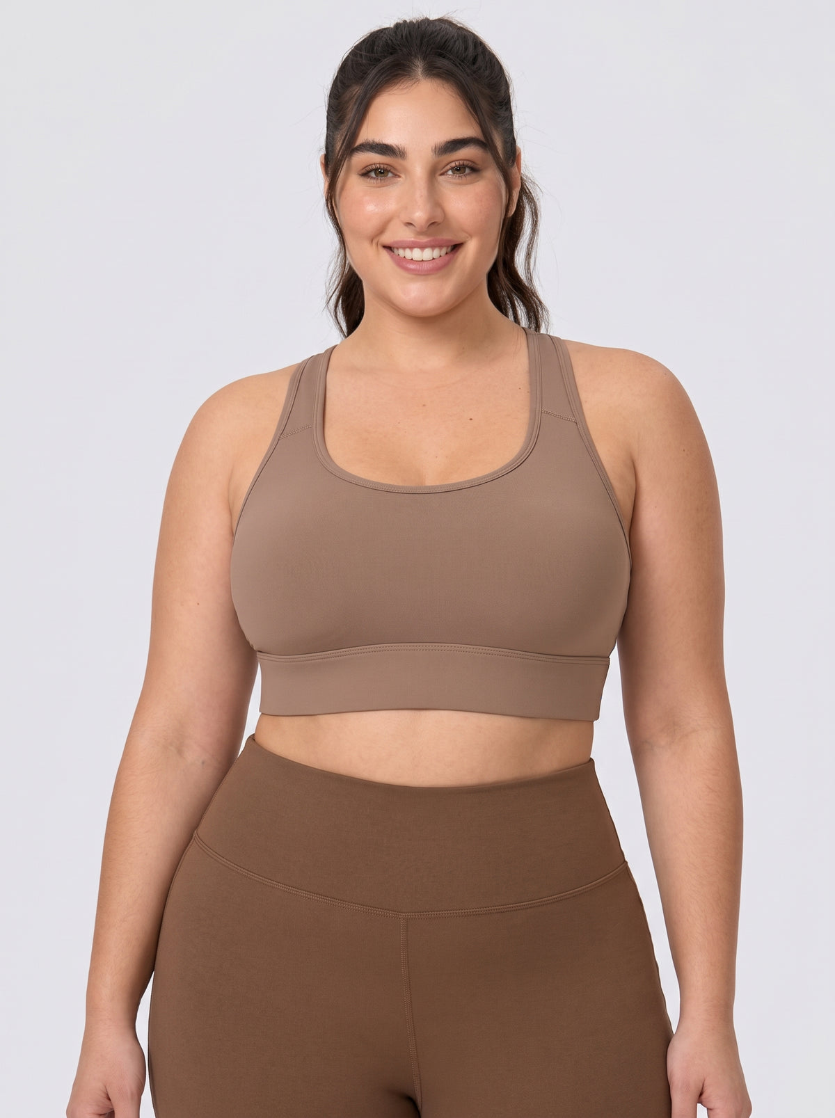 Women's Midsize Wireless Sports Bra & Flare Leggings Set