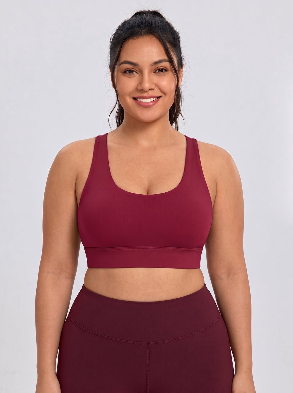 Women's Midsize Wireless Sports Bra & Flare Leggings Set