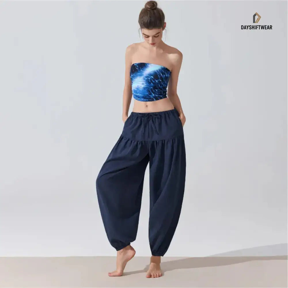 High-Waist Lantern Yoga Pants - Women's Activewear