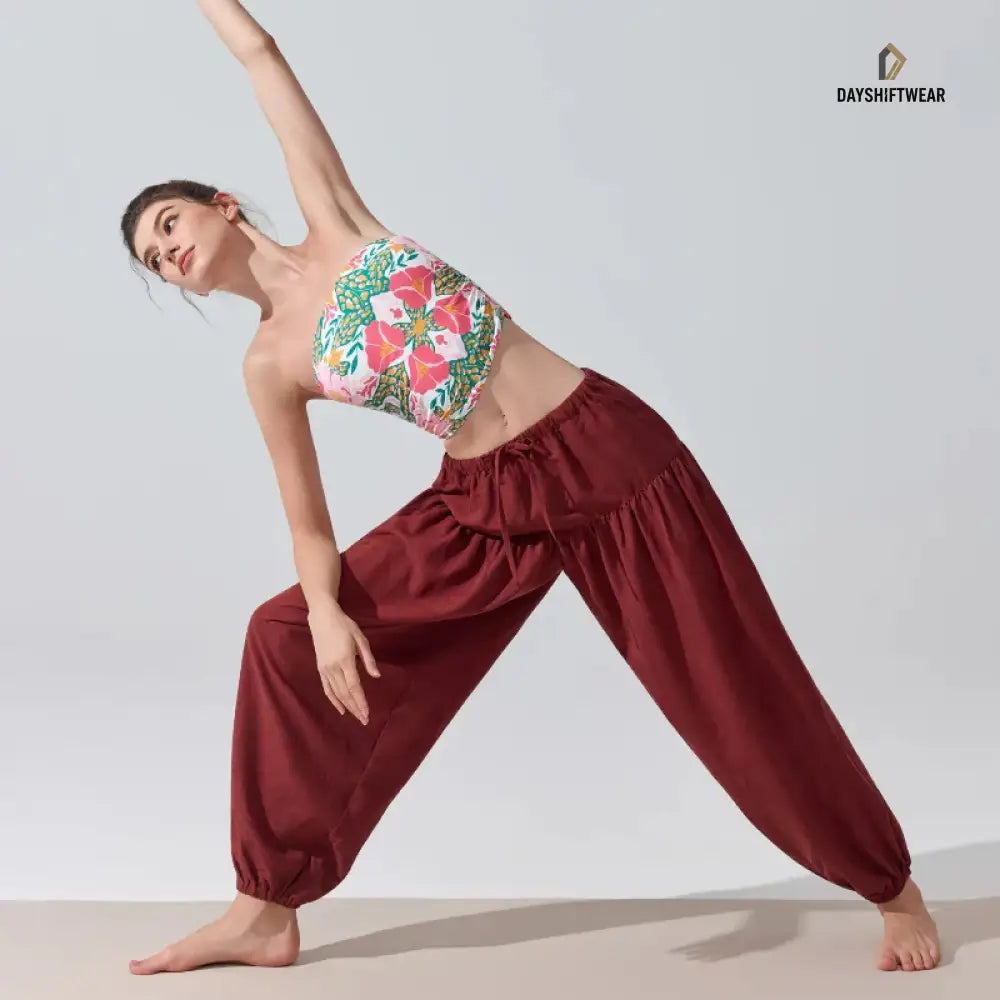 High-Waist Lantern Yoga Pants - Women's Activewear