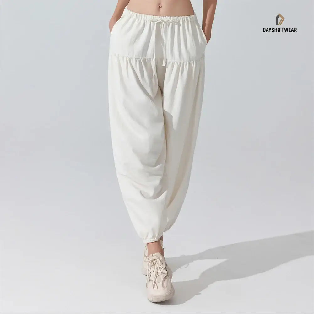 High-Waist Lantern Yoga Pants - Women's Activewear