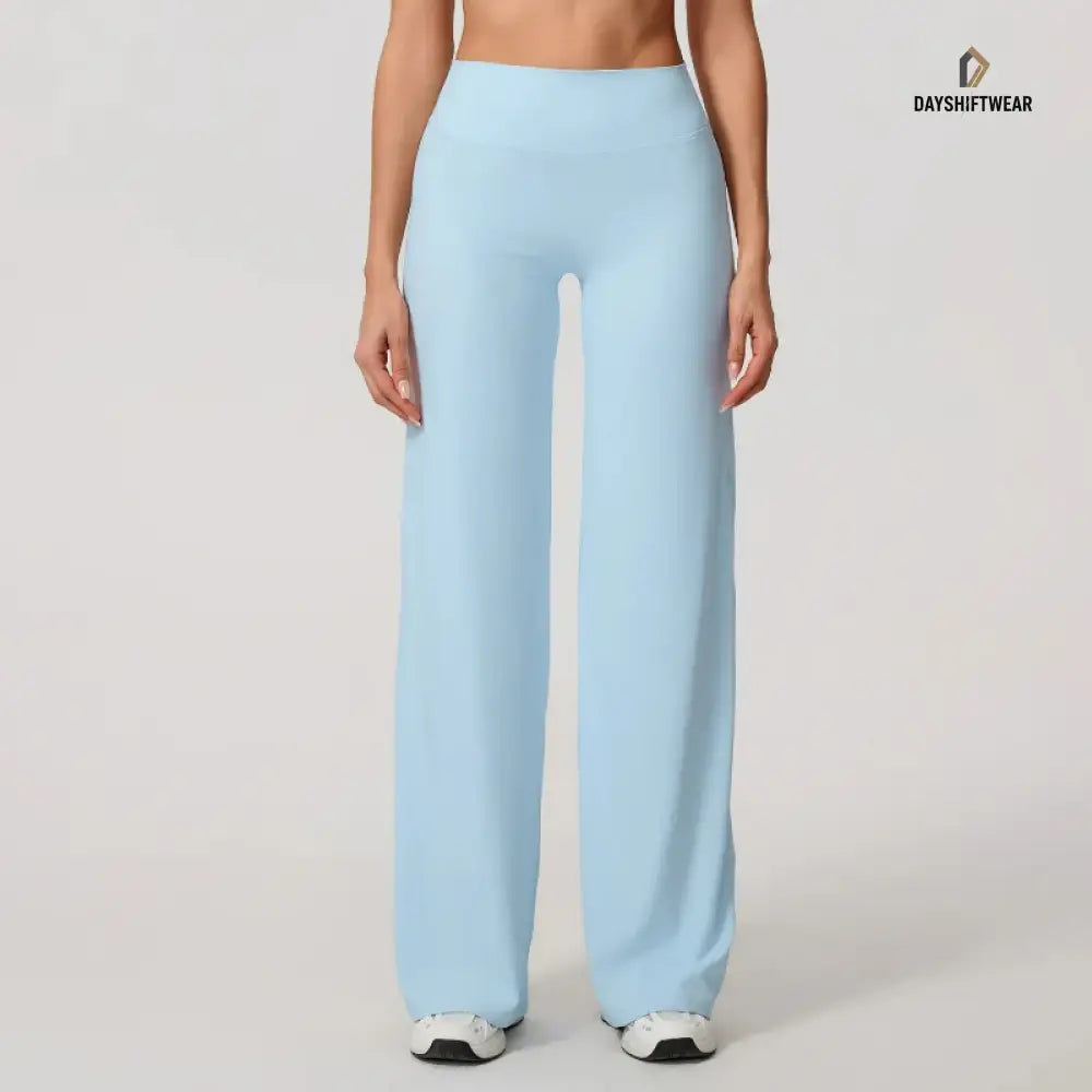 High-Waist Wide-Leg Yoga Joggers - Women's Activewear