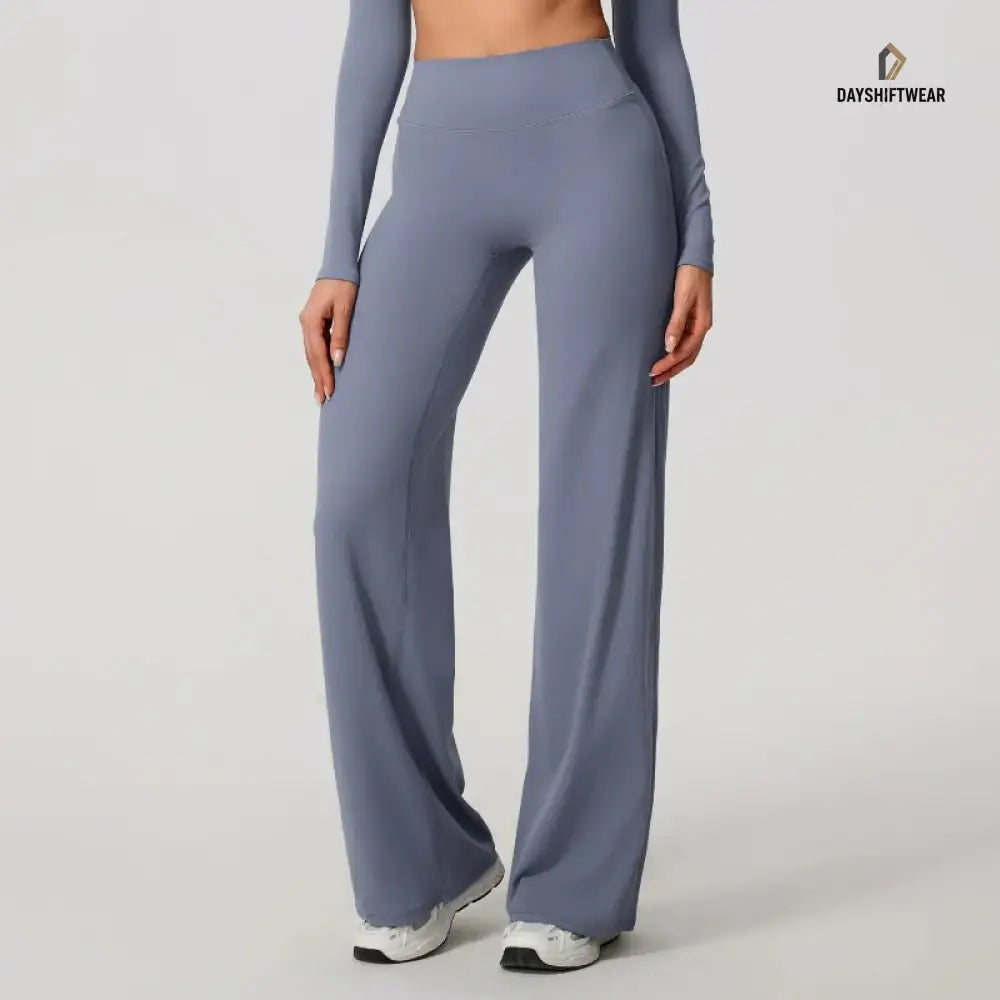 High-Waist Wide-Leg Yoga Joggers - Women's Activewear