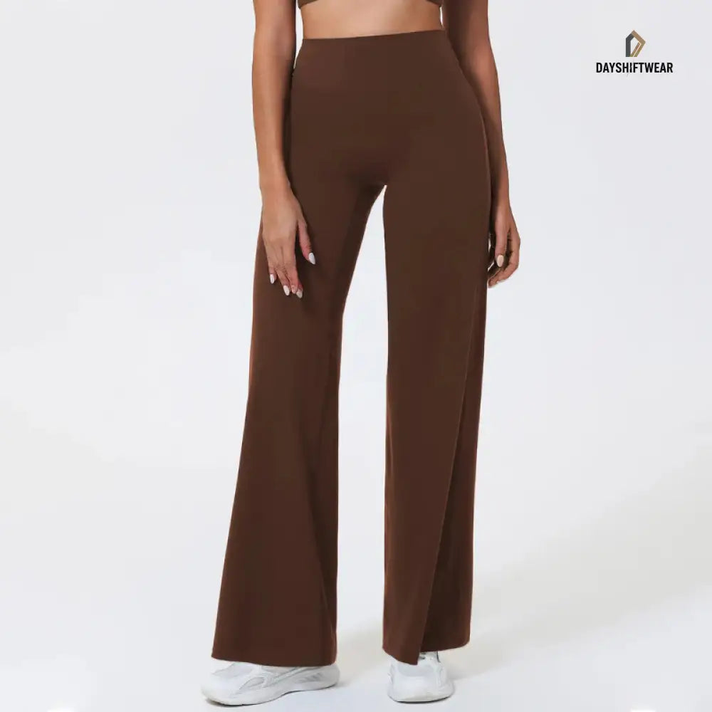 High-Waist Wide-Leg Yoga Joggers - Women's Activewear