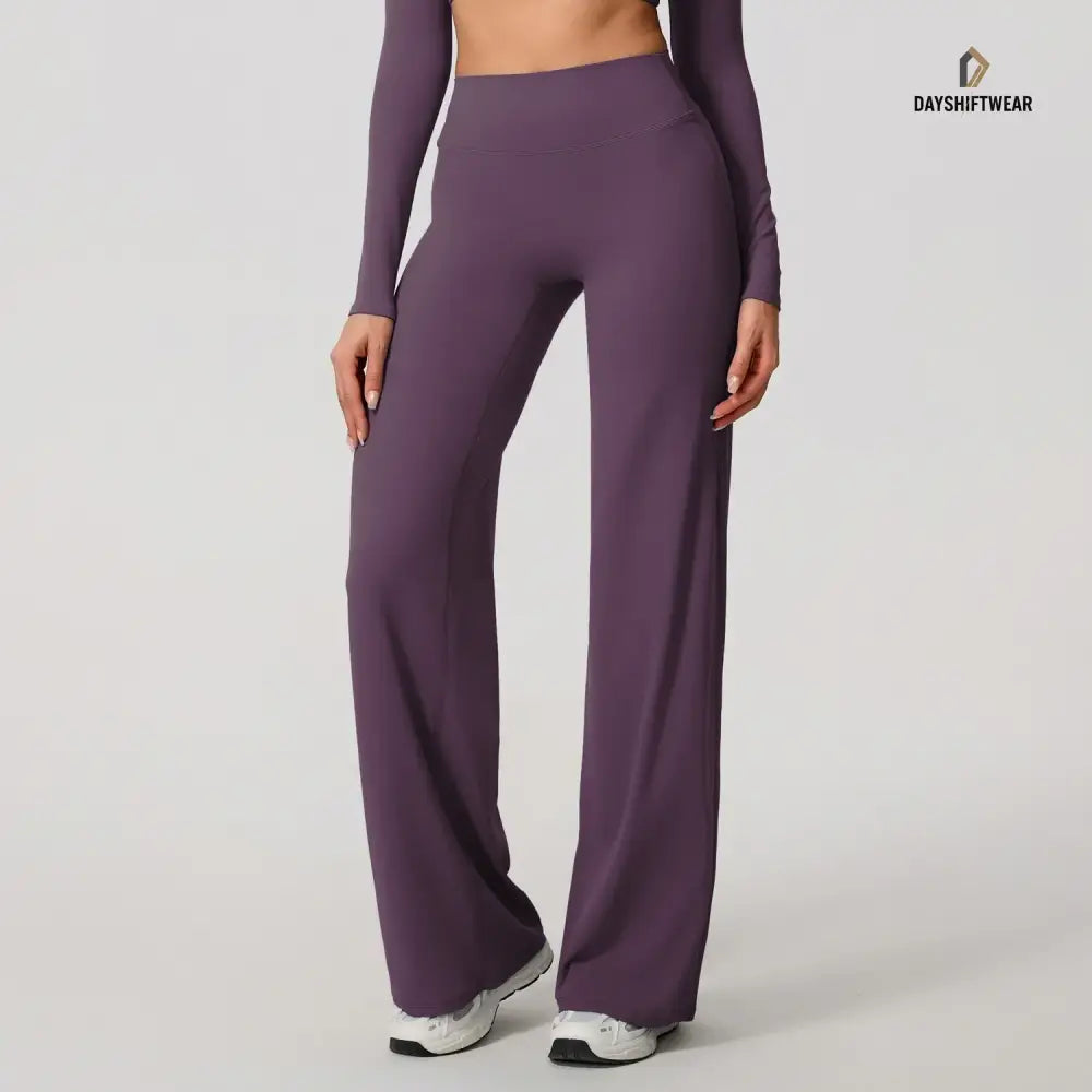 High-Waist Wide-Leg Yoga Joggers - Women's Activewear