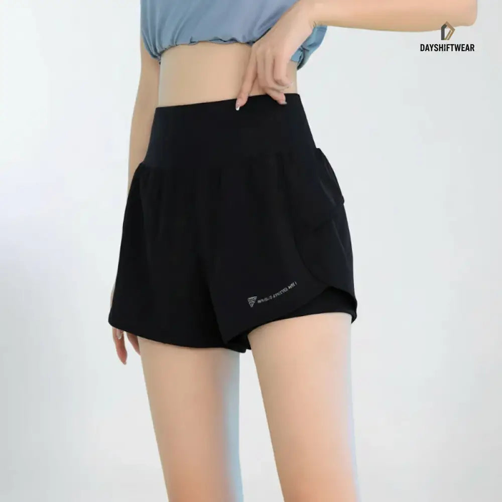 Women's 2-in-1 Workout Shorts with Pockets