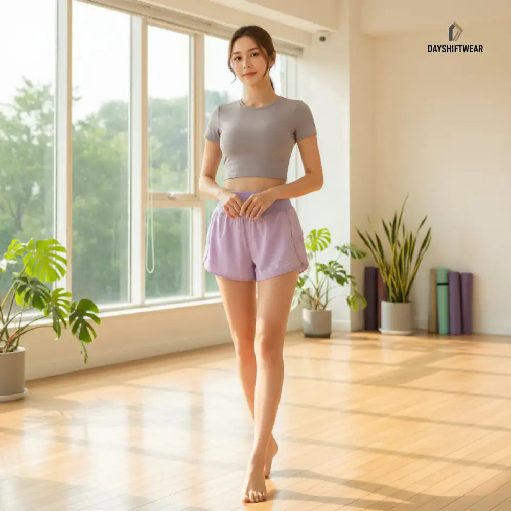 Women's 2-in-1 Workout Shorts with Pockets