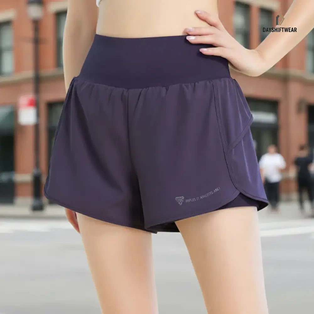 Women's 2-in-1 Workout Shorts with Pockets