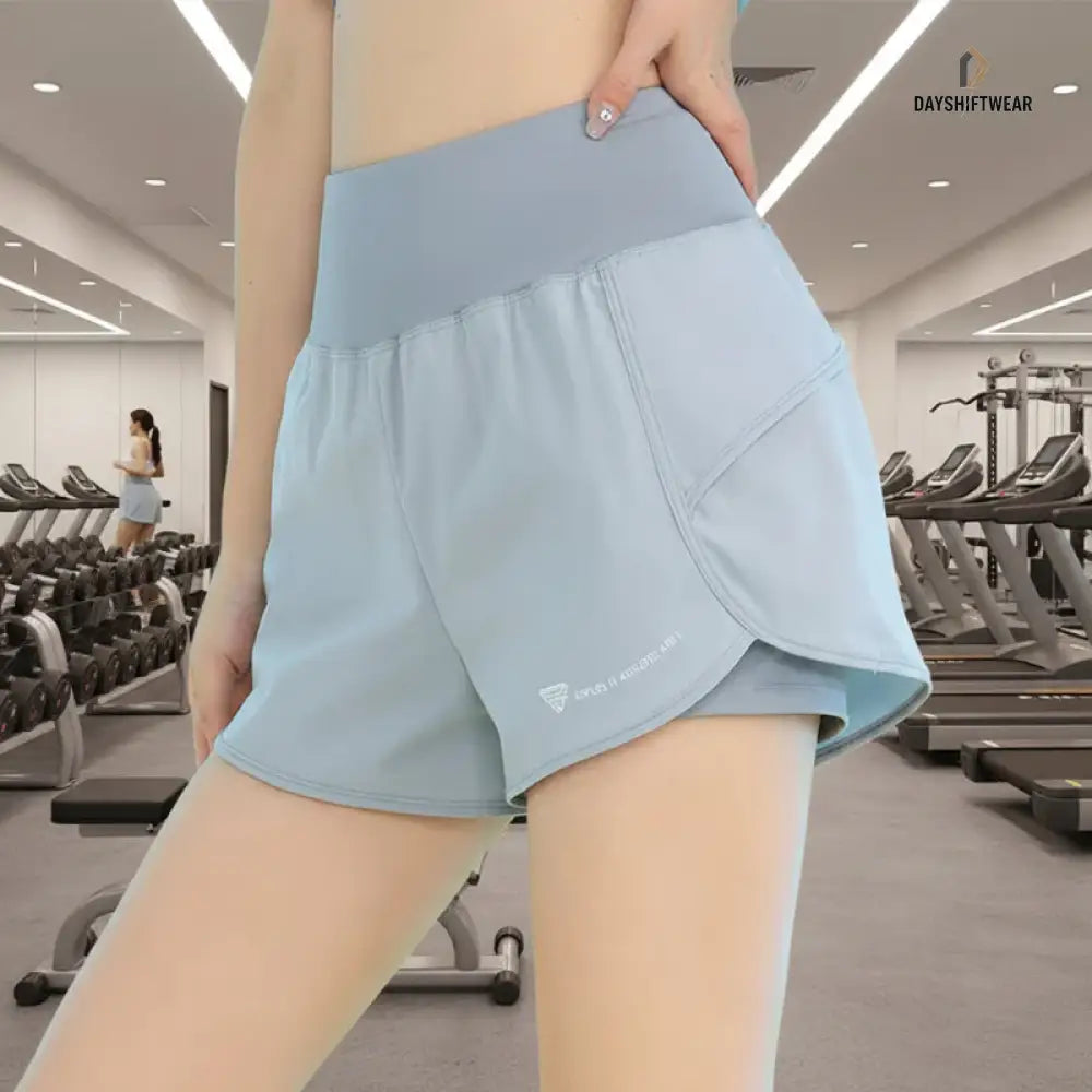 Women's 2-in-1 Workout Shorts with Pockets