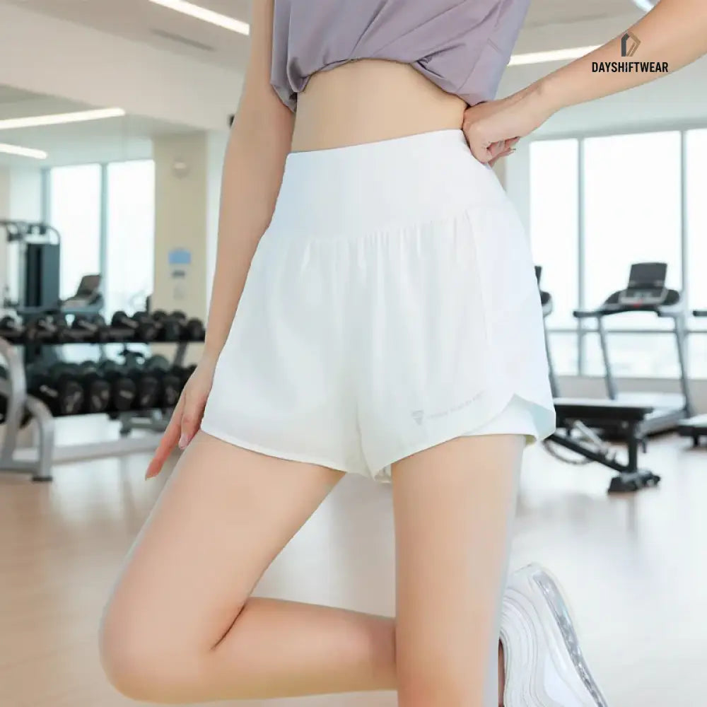Women's 2-in-1 Workout Shorts with Pockets