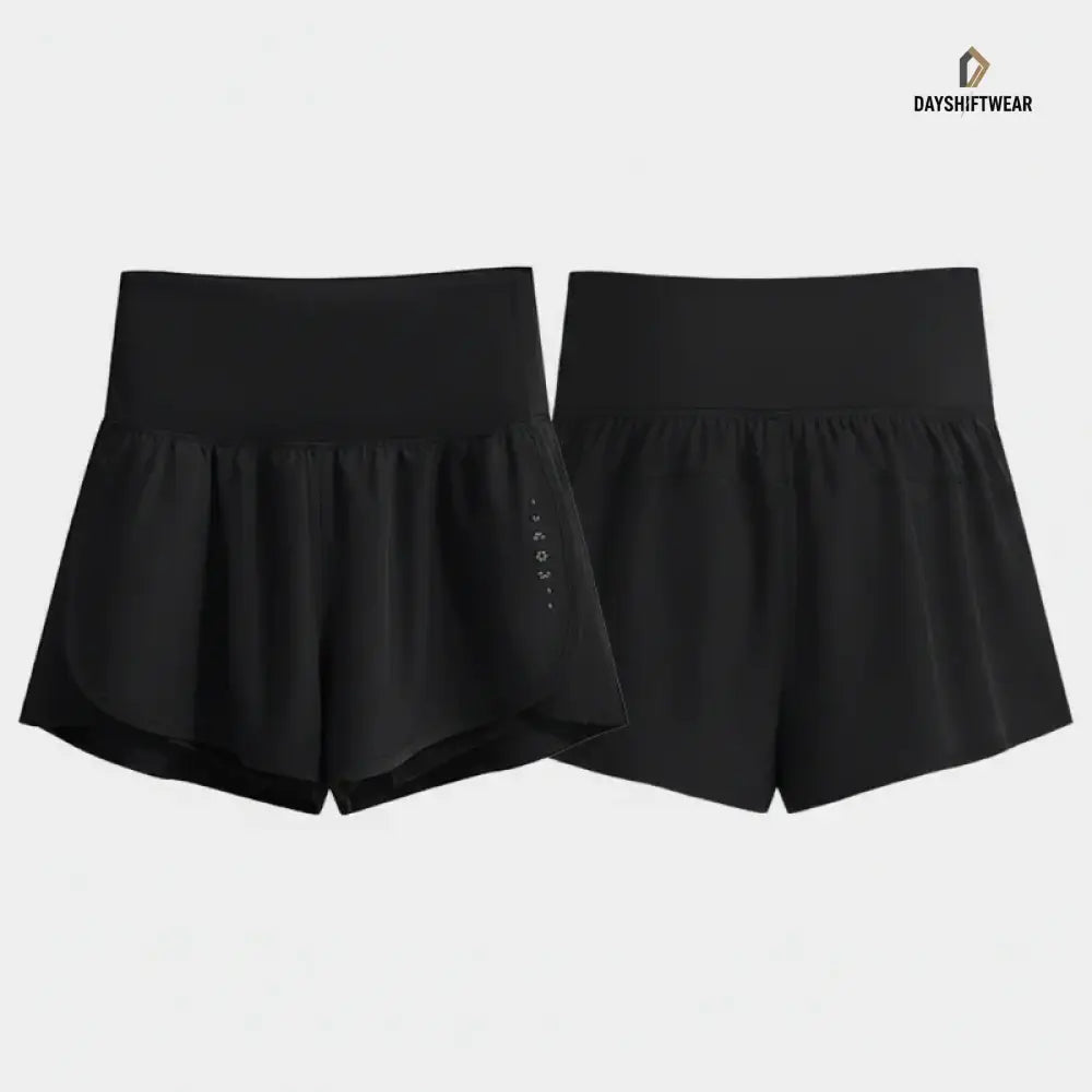 Women's High-Waist Cycling & Yoga Shorts with Inner Lining