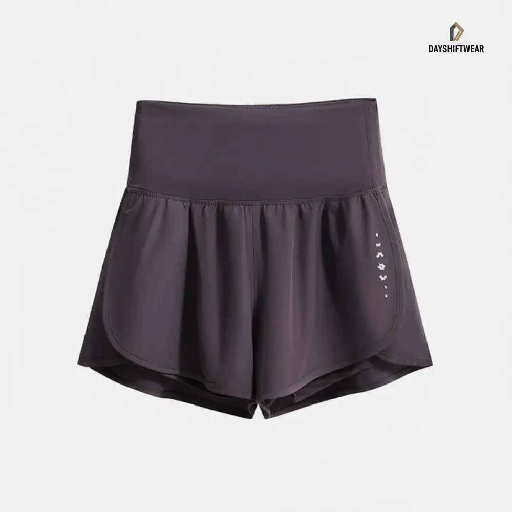 Women's High-Waist Cycling & Yoga Shorts with Inner Lining