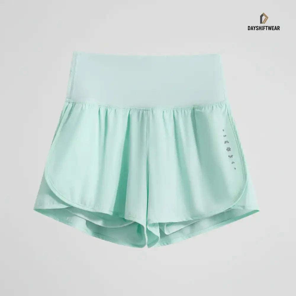Women's High-Waist Cycling & Yoga Shorts with Inner Lining