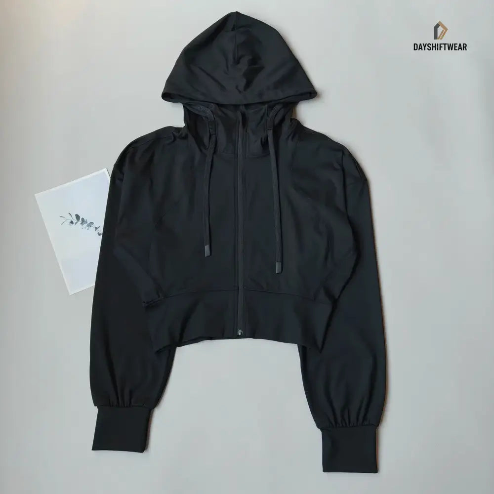 Women's Quick-Dry Hooded Fitness Jacket