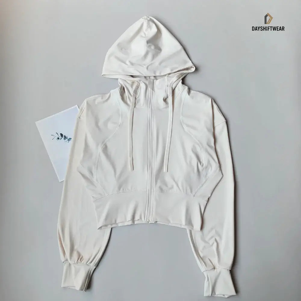 Women's Quick-Dry Hooded Fitness Jacket