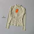 Women's Slim Fit Zip Fitness Jacket