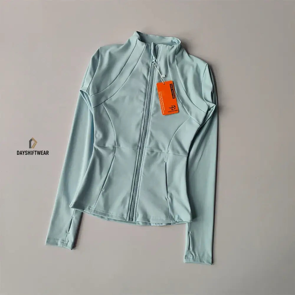 Women's Slim Fit Zip Fitness Jacket